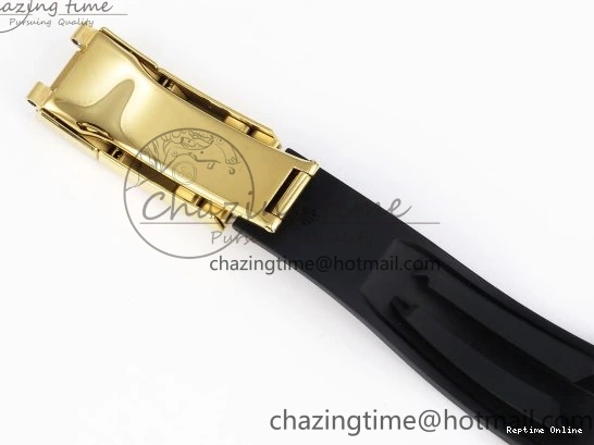 0420 DAYTONA 116518 APSF 1:1 BEST EDITION YG BLACK DIAL ON OYSTERFLEX RUBBER STRAP SH OnTrend 1784